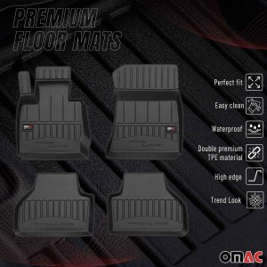 BMW X4 Floor Mat - Omac - Proline Premium TPE - Black - '15-'18